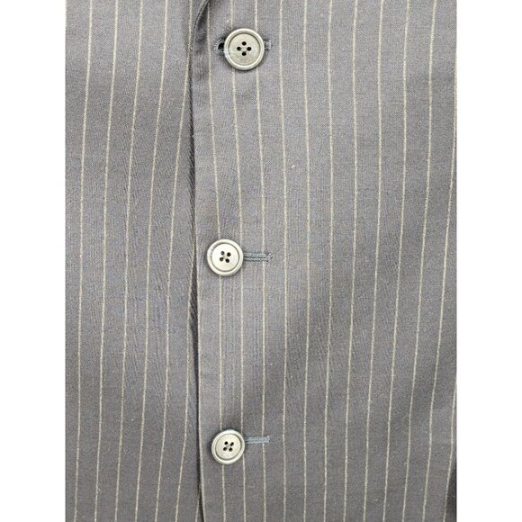 J.Crew Blazer Men Size 44L Pinstriped 100% Wool Sportcoat Preppy Office Academia - Picture 14 of 16